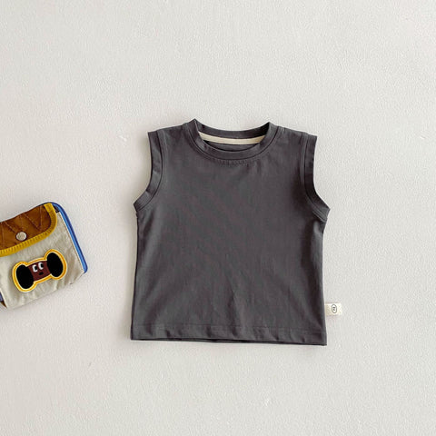 Tank and Overalls Text and Illustration Detail Set