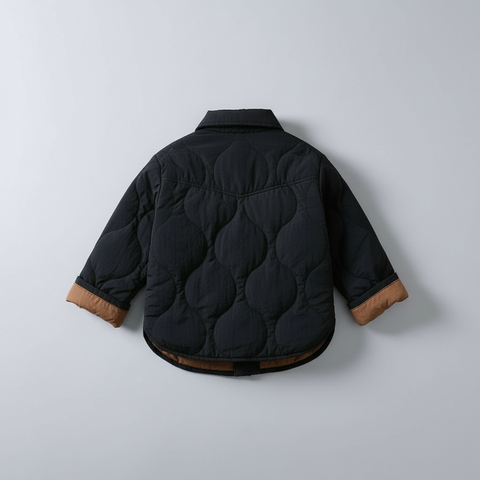 Quilted Jacket with Front Pockets