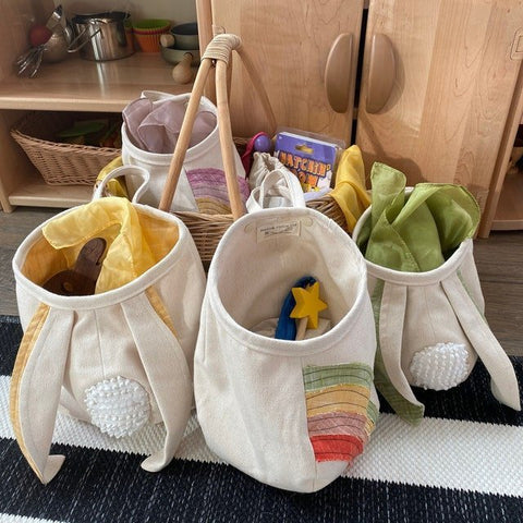 Hanging Bunny Pod Storage Bag Organizer
