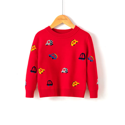 Festive Reindeer Cotton Knit Sweater Collection