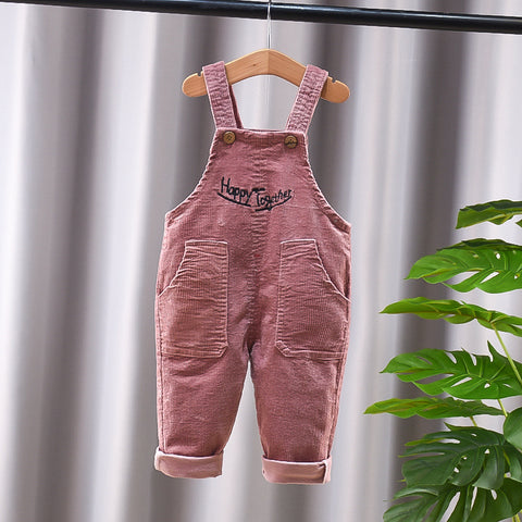 Pure Cotton Corduroy Overalls
