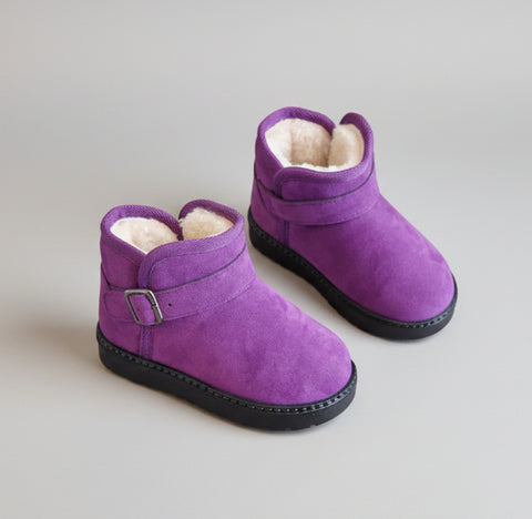 Plush Lining and Slip-resistant Ankle Boots