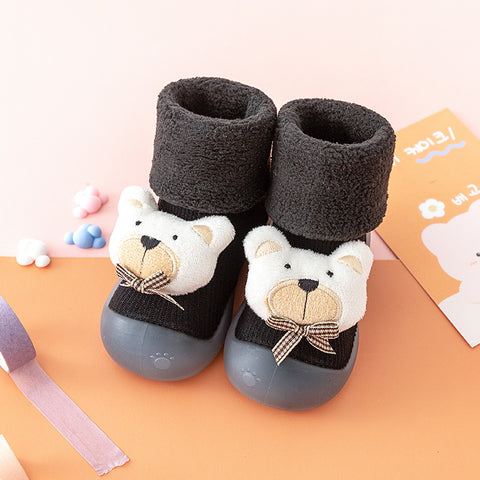 Plush Animal Sock Shoes for Babies