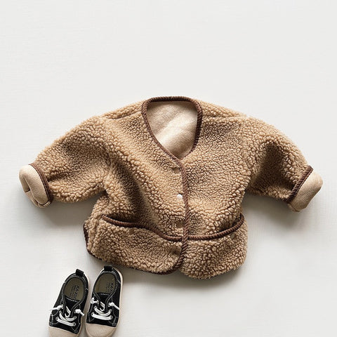 Teddy Faux Fur Snap-Front Jacket