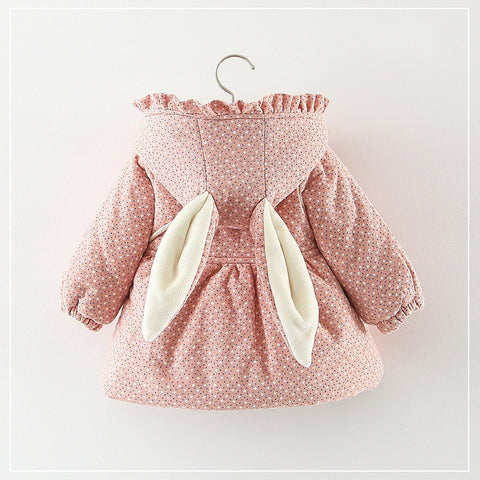 Adorable Hooded Bunny Jacket and Heart Purse Set