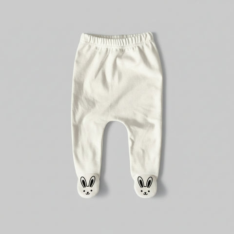 Medias de algodón con estampado de conejito