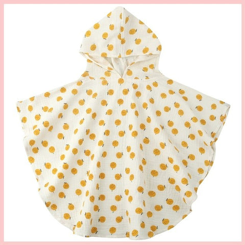 Soft Cotton Hooded Towel Poncho