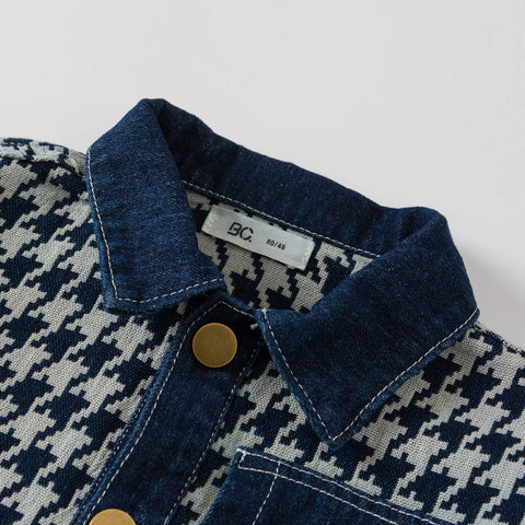 Chaqueta vaquera de algodón con estilo