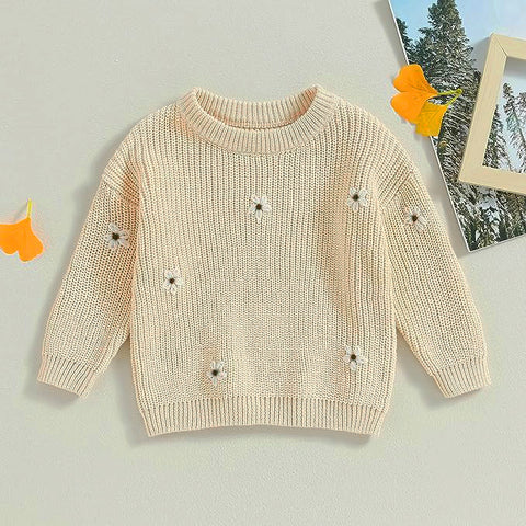 Delicate Soft Cotton Knit Sweater