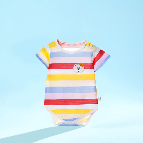 Soft Cotton Bodysuit Fun Pattern