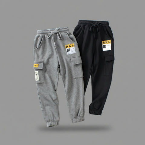 Soft Cargo Pocket Cotton Jogger Pants