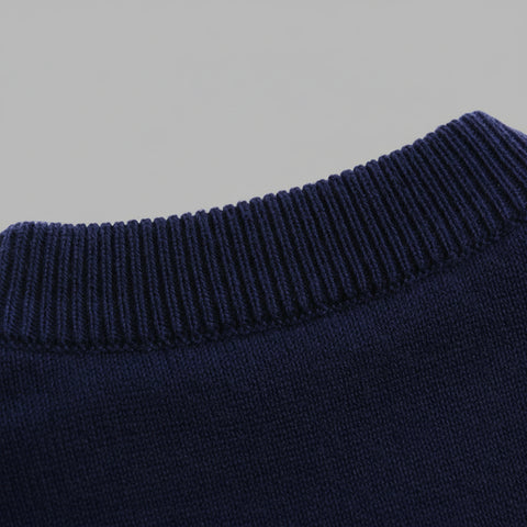 Gemütlicher, doppellagiger Baumwollstrickpullover