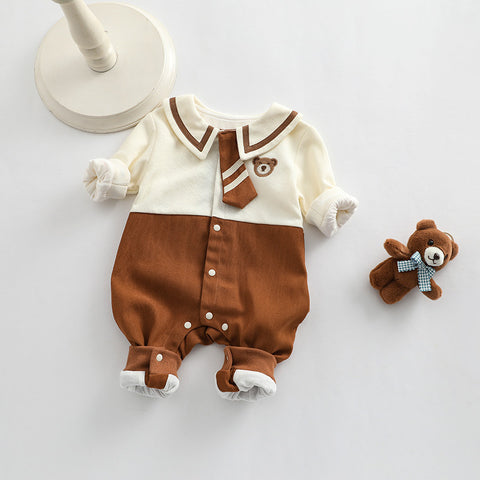Bear Detail Long Sleeve Romper or Dress