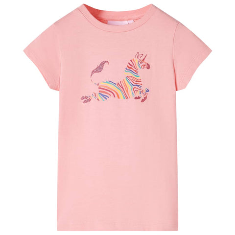 Cotton Unicorn Print T-Shirt