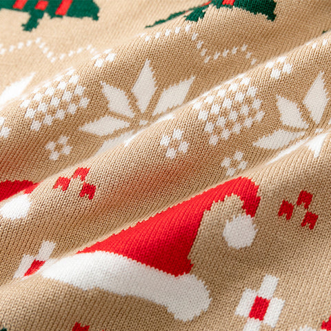 Maglione lavorato a maglia natalizio