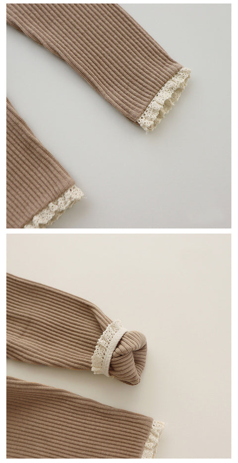 Soft Cotton Ribbed Leggings