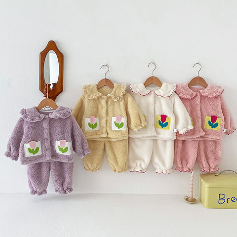 Plush Fleece Pajama Set Collection