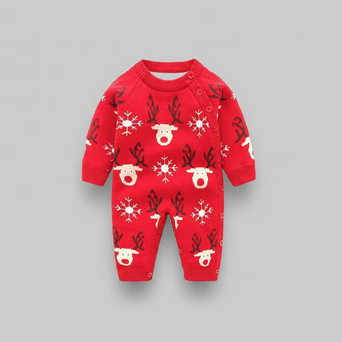 Festive Cotton Knit Romper Collection