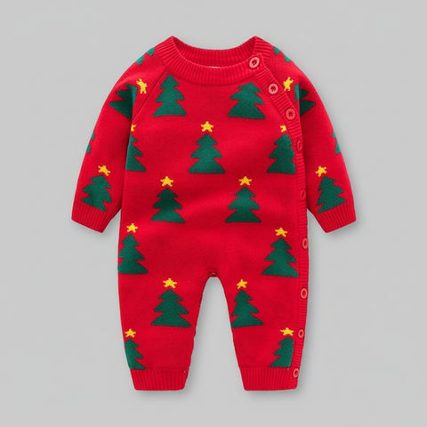 Festive Cotton Knit Romper Collection