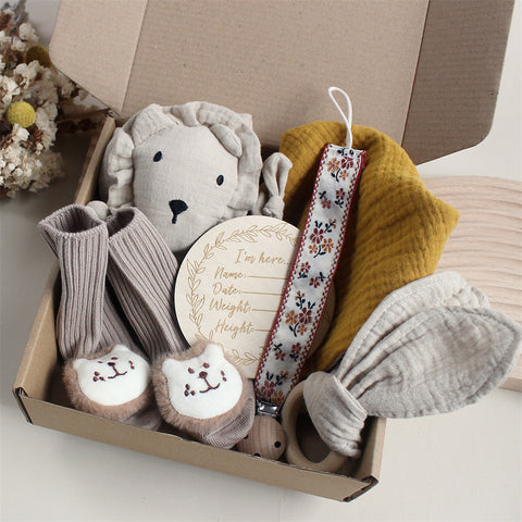 Soft Pure Cotton Animal Friend Gift  Box set