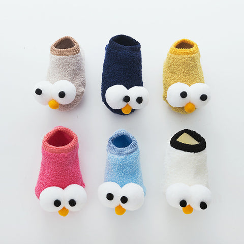 Plush Baby Socks with Googly Eyes