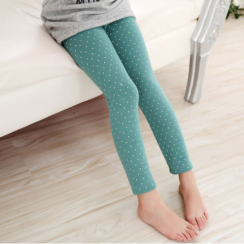 Leggings cálidos con forro polar de algodón