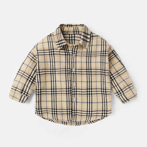 Soft Cotton Plaid Shirt