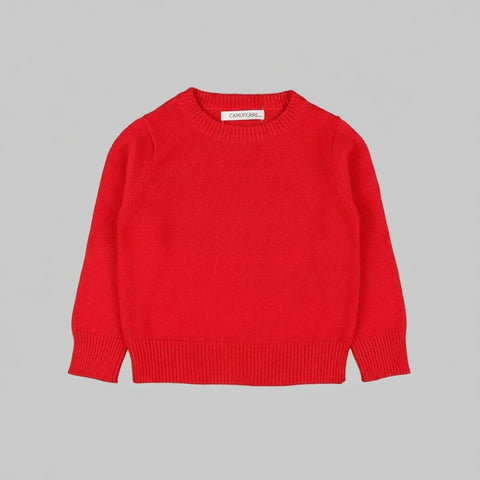 Colorful Soft Cotton Knit Sweater