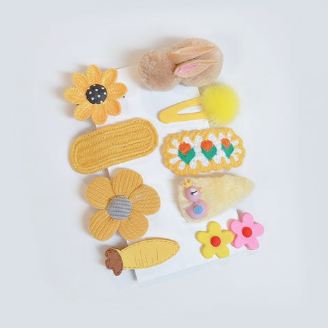Cute Handmade Hairpins Set