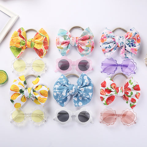 Hair Band and Sunglasses Fun Pattern Set