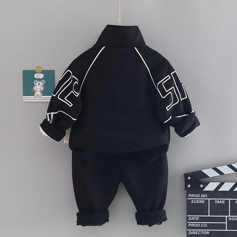 Cotton Sporty Jacket and Joggers Set