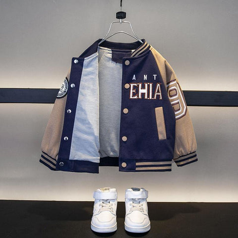 Classic Varsity-Style Cotton Jacket