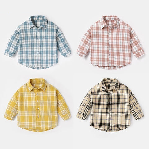 Soft Cotton Plaid Shirt