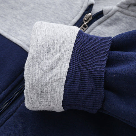 Cotton Zip Hoodie with Animal Ears