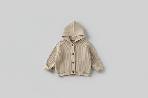Comfy Soft Knit Hooded Cardigan