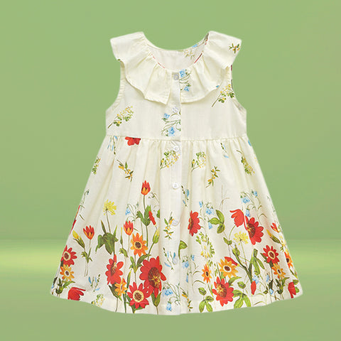 Fashion Personality Cotton Collar Dress