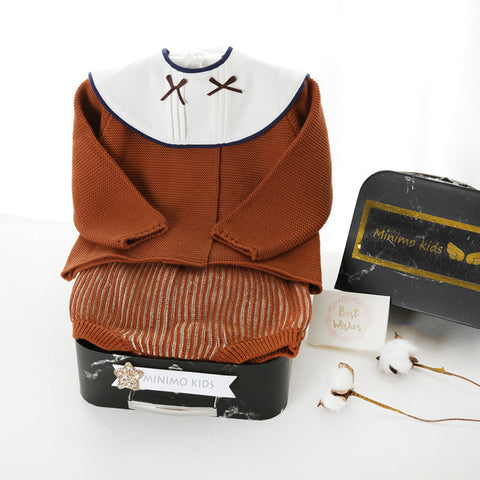 Premium 100% Cotton 8-Piece Newborn Gift Suitcase