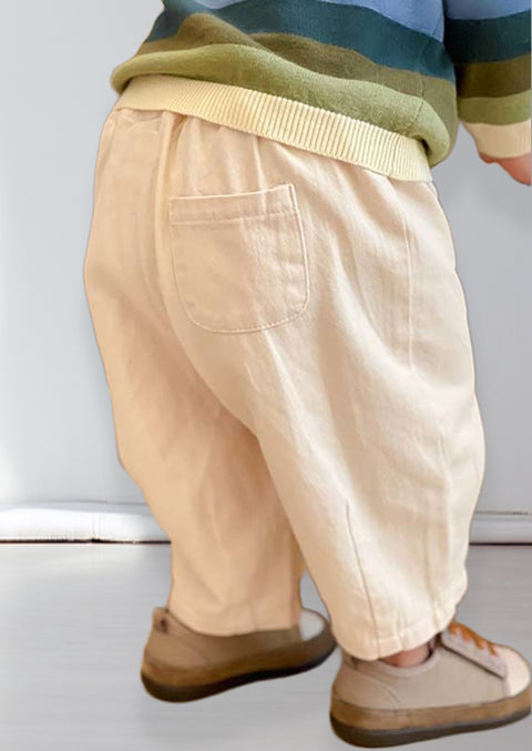 Relaxed Cotton Pull-On Pants
