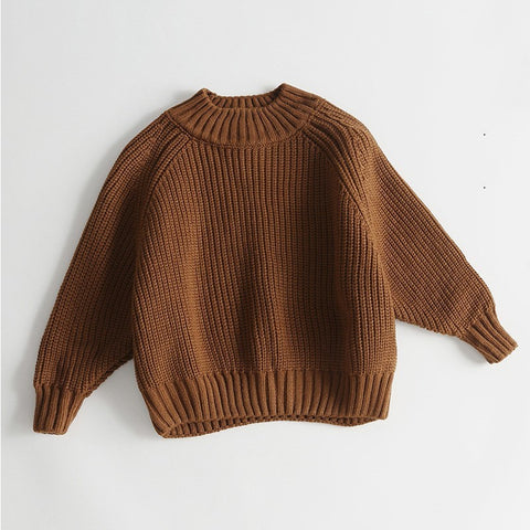Klassischer Grobstrickpullover