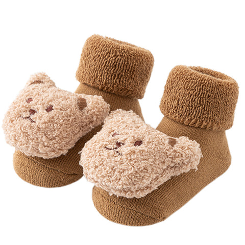 Teddy Bear Anti-Slip Cotton Socks