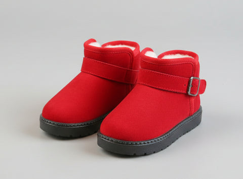 Plush Lining and Slip-resistant Ankle Boots