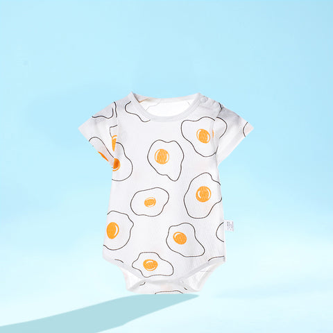 Soft Cotton Bodysuit Fun Pattern