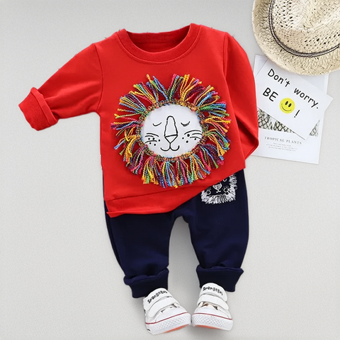 Playful Sweatshirt and Jogger Set